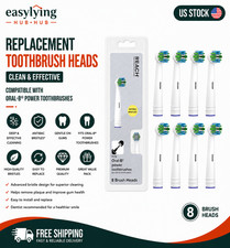 Universal Replacement Toothbrush Heads, Fits Oral-B Electric Toothbrushes,