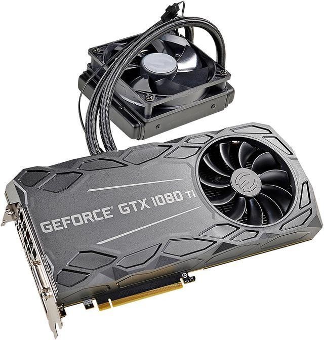 EVGA GTX 1080 Ti FTW3 HYBRID 11GB GDDR5X PCIe 3.0 GPU (11G‑P4‑6698