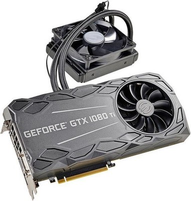EVGA GTX 1080 Ti FTW3 HYBRID 11GB GDDR5X PCIe 3.0 GPU (11G‑P4‑6698