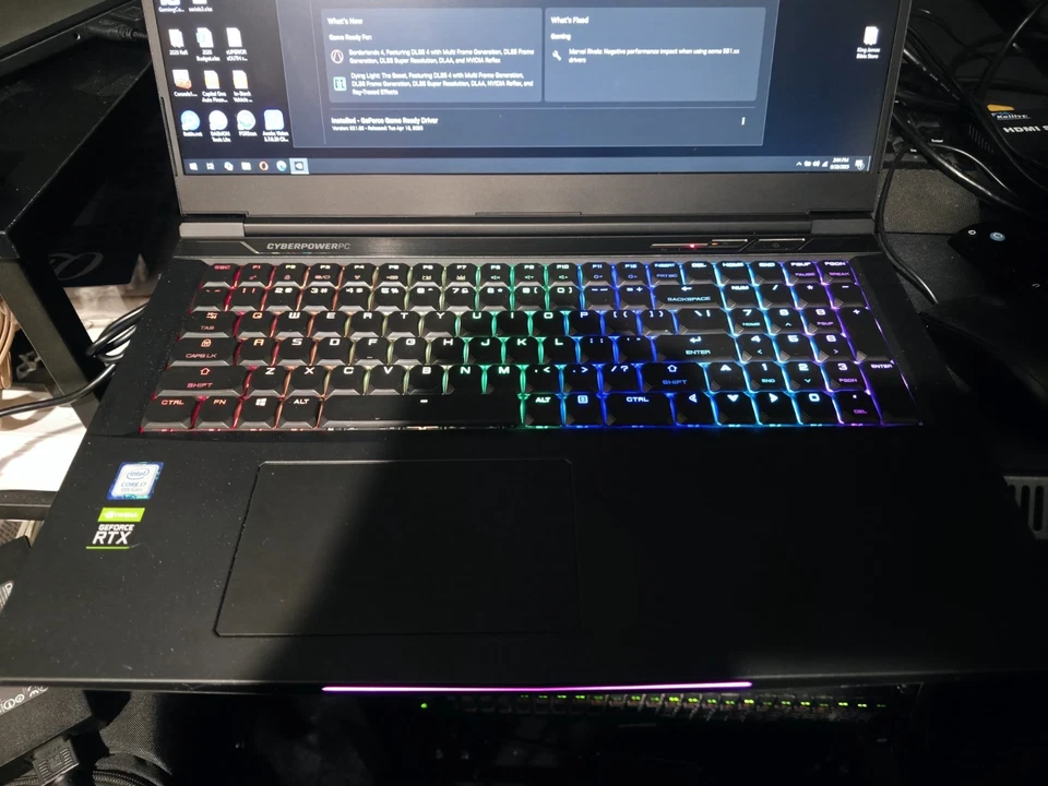 CyberPower 17" Intel Core i7, 16GB DDR4, 1TB SSD & 2TB HHD, 17.3" @ 120HZ Screen - Image 2 of 4