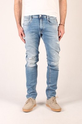 New Replay Men's Jeans M914Y 573 60R 010 ANBASS, Slim Fit, Blue