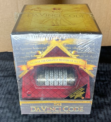 SEALED - The Da Vinci Code 2 Disc DVD Gift Set with Cryptex and Journal - Picture 1 of 7