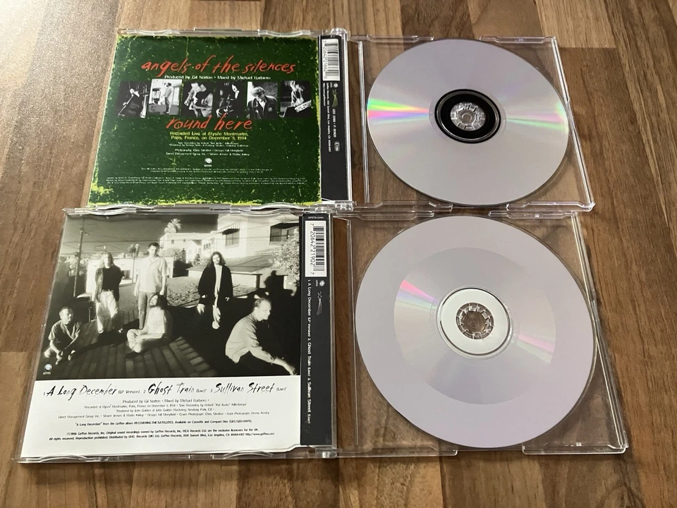 Counting Crows 4 x CD Singles American Girls A Long December Big Yellow Taxi + 1 - Image 3 of 4