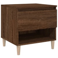Nachttisch Braun Eichen-Optik 50X46X50 Cm Holzwerkstoff
