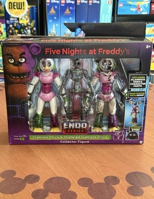   Five Nights at Freddy's Endo Series Wave 3 Glamrock & SHATTERED CHICA FNAF