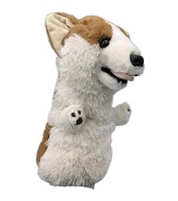 DAPHNE Welsh Corgi Dog W/ Paws Stuffed Plush Golf Club Head Cover 13"