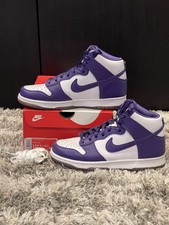 Nike Dunk High SP Varsity Purple Size Women s 10.5 Men s 9 White DC5382-100