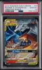 2019 POKEMON SUN & MOON UNBROKEN BONDS #20 RESHIRAM & CHARIZARD GX PSA 10