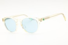 POLO RALPH LAUREN PH4192F 503480 Sunglasses Shiny Transparent Grey Frame Blue