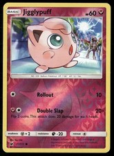 JIGGLYPUFF 71/111 COMMON CRIMSON INVASION POKEMON REVERSE HOLO LP