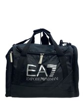 Borsa Boston EMPORIO ARMANI, poliestere, nero, tinta unita