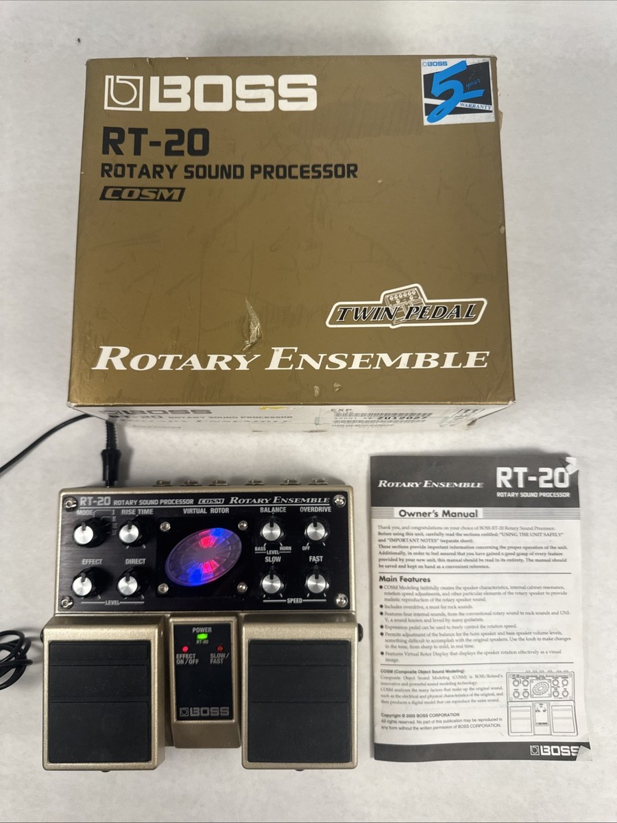 Boss RT20 Rotary Guitar Effect Pedal for sale online | eBay