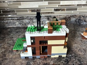 Lego Minecraft 21120 & 21134 The Snow Hideout & Waterfall Base w/ All Manuals
