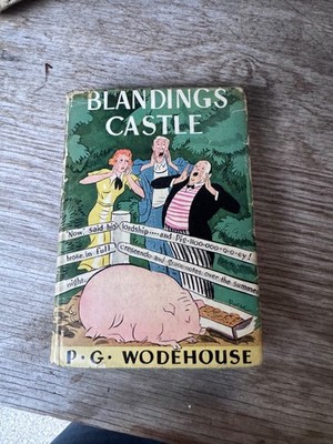 P.G. Wodehouse Blandings Castle 1935 Hardcover Dust Jacket Doubleday Doran