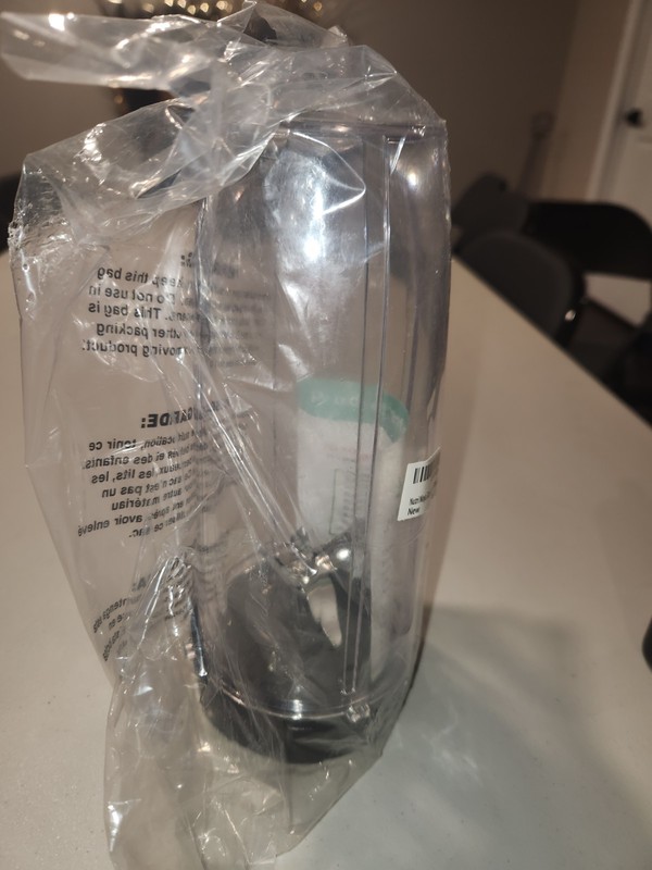 Nutri Ninja 32 oz Replacement Blender Cup Clear/Black Plastic X001G9E2QN
