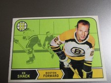 1968-69 OPC ED SHACK 2ND BRUINS CARD #137