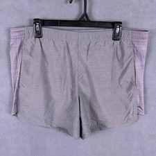 Nike Mens Challenger 5" Running Shorts M Gray Brief-Lined AJ7685