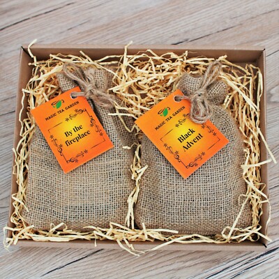 Tee Geschenkset lose Blätter natürlich Weihnachtsgeschenk Weihnachtsgeschenk Sonderset UK