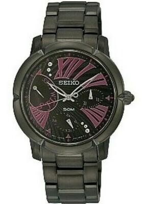 Seiko Criteria Chronograph 50m Quartz Ladies Watch SNT881P1 | eBay