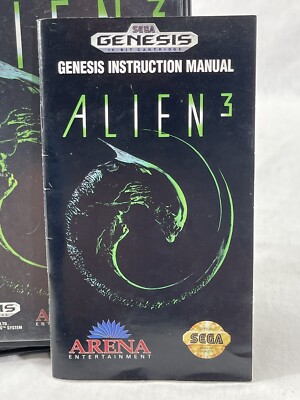 Alien 3 SEGA Genesis Complete in Box CIB Case Manual Cart | eBay