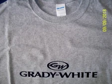 Grady White Screen Printed T-Shirt Heavy Weight M-5XL