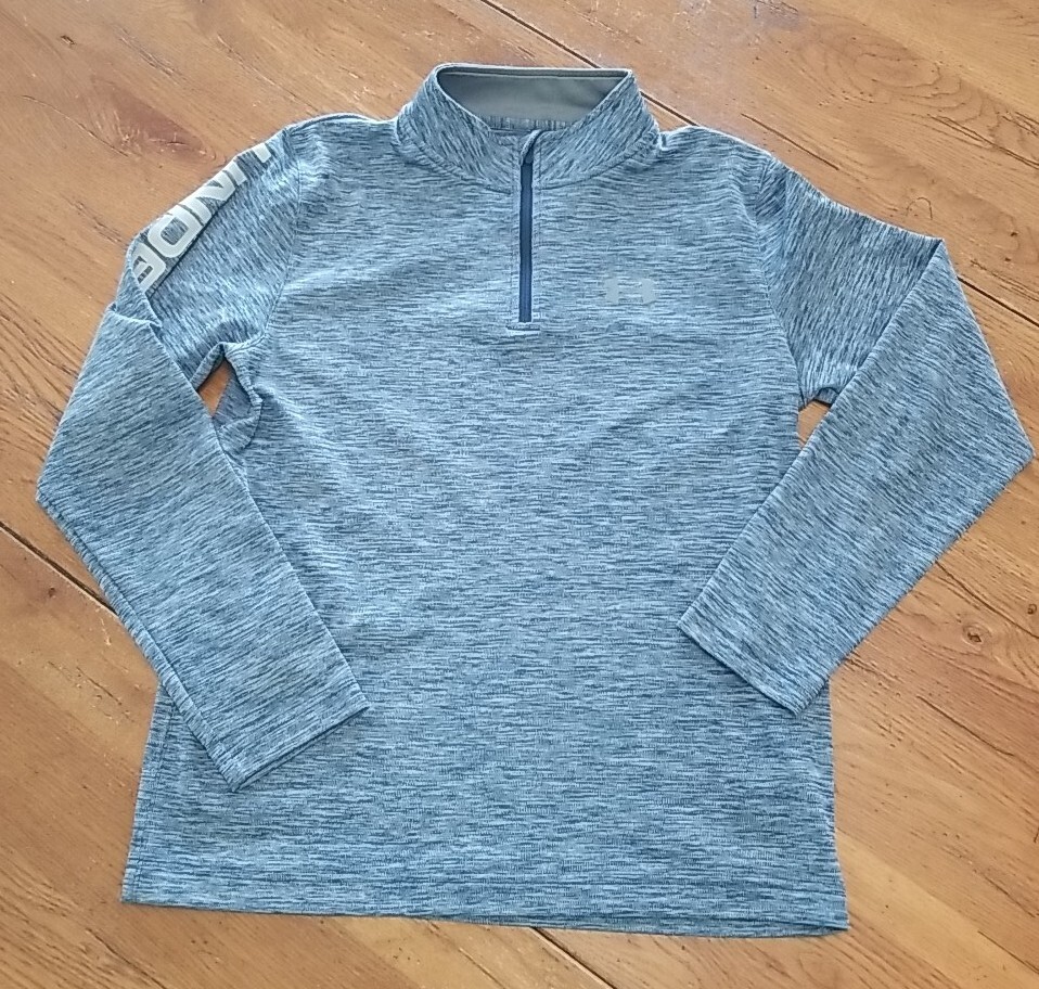 Youth XL Under Armour HeatGear 1/4 Zip Long Sleeve Shirt for Boys
