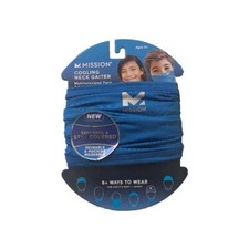 Mission Cooling Neck Gaiter Ages 8 Multifunctional Face  Neck Cover Blue