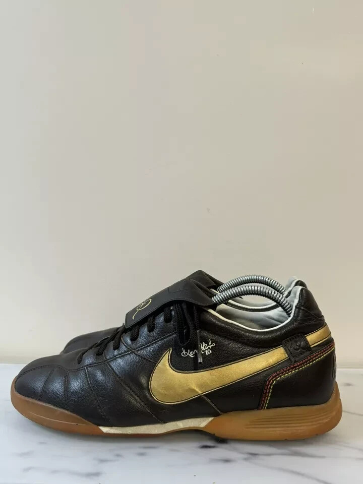 Nike Tiempo R10 TF Ronaldinho Turf US 9 RARE Soccer Shoes Brown