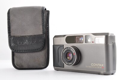 Contax T2 Titan Black Point & Shoot 35mm Film Camera [Near Mint