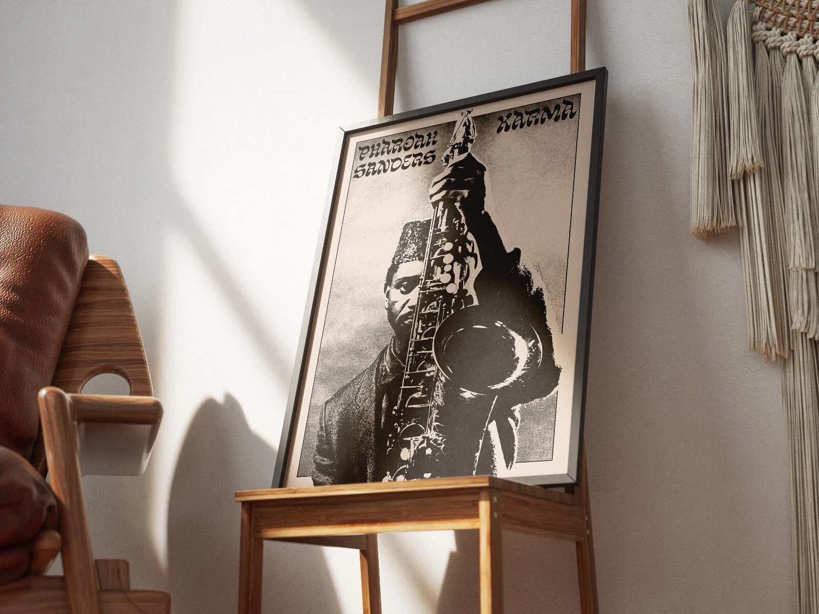 Pharoah Sanders Karma Vintage Jazz Poster Vertical Wall Art