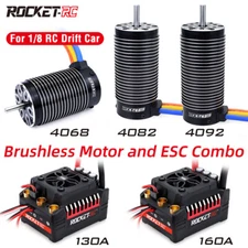 SURPASS HOBBY 4092/4082/4068 Brushless Motor 130A/160A ESC for 1/8 RC Drift Car