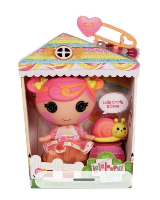 Lalaloopsy Littles Lolly Candy Ribbon Doll Little Sister 10th Anniversary 7”
