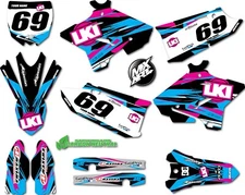 Custom Graphics, decal kit for Yamaha YZ 250 2015 - 2021 Duke style sticker kit