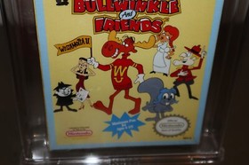 WATA 9.6 - A+ SEALED - Adventures of Rocky & Bullwinkle - NES Nintendo *TOP POP*