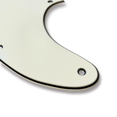 Pickguard Per Chitarra Telecaster - 8 Fori, 3 Strati Bianco Perla Per Modelli USA/MX - Foto 6