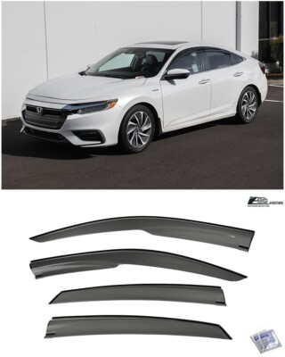 EOS Visors For 19-Up Honda Insight ZE4 JDM MUGEN Side Window Rain Deflectors