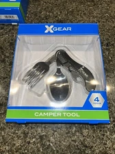 X Gear - Camper Tool, 4 Tools. Stainless Steel, 41xg3060 Style. Graphite C02