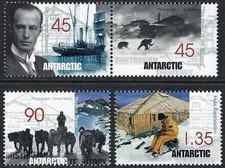 1999 AAT SG# 126/29 Mawson's Hut Restoration Cape Denison set of 4 A Mint MUH