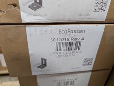 Ecofasten Solar L-FOOT L-102 Black 3" Compression Bracket 3011015 Box of 50