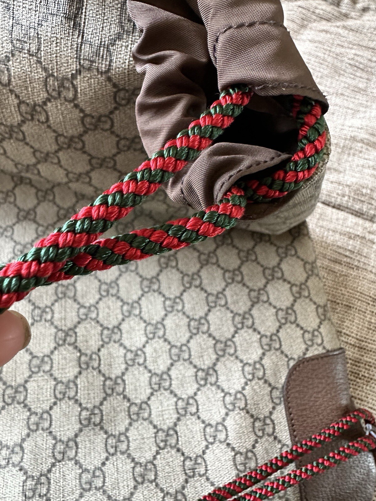 gucci drawstring backpack - image 12