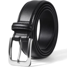 Men's Leather Dress Belts,Handmade Classic Every Day Leather Jeans Belt for Men