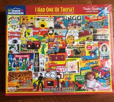 NEW"I Had One Of Those " 1000 Piece Jigsaw Puzzle White Mountain Old Vintage Toy