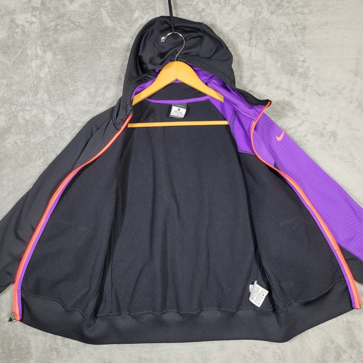 Nike Dri Fit Boys Large KD Kevin Durant Hooded Full Zip Jacket