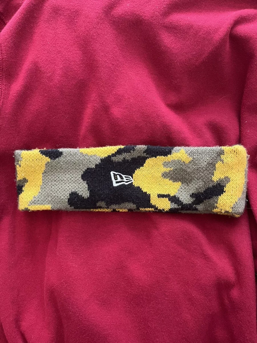 Supreme red top camo headband