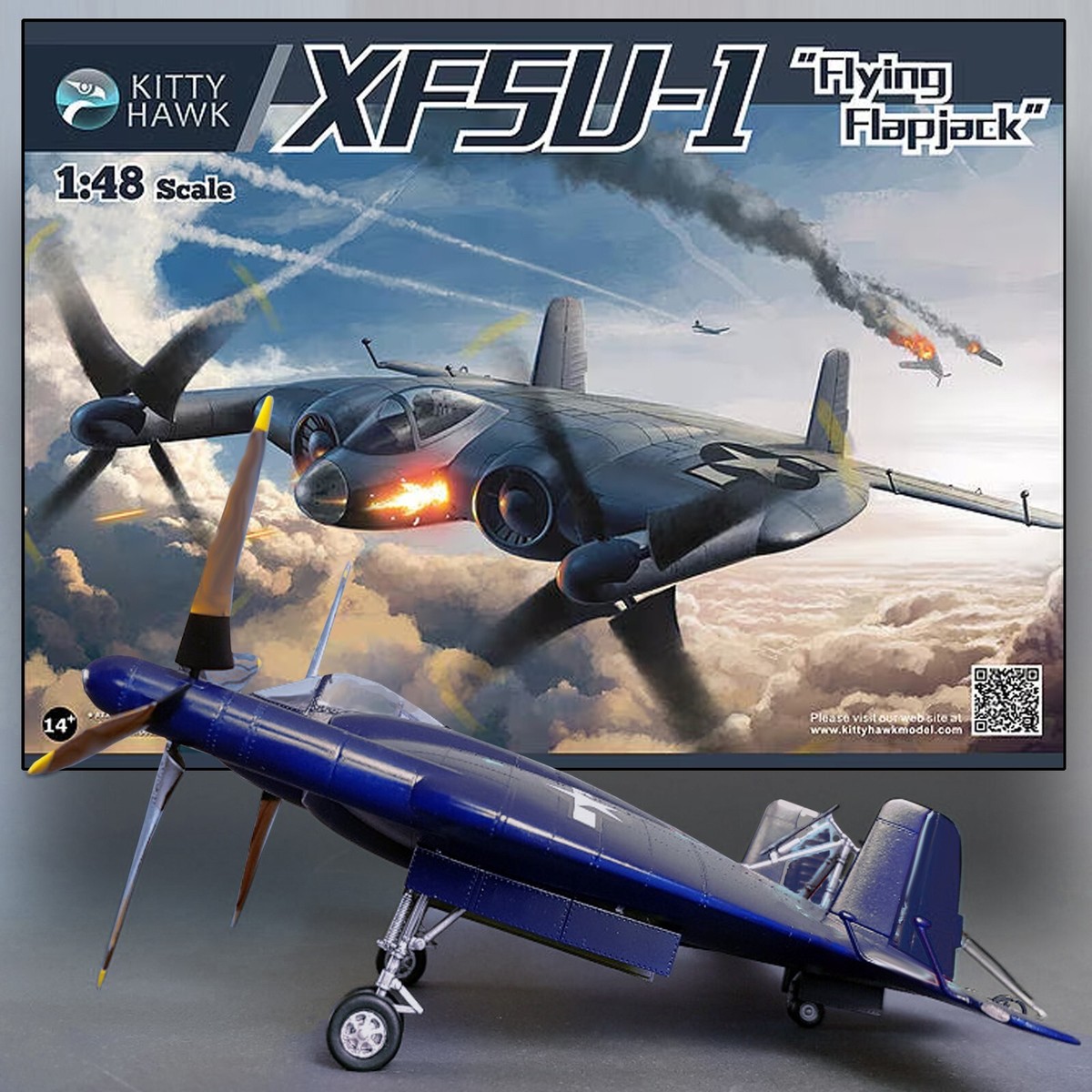 KITTY HAWK KH80135 1/48 VOUGHT XF5U-1 