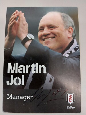 Martin Jol  Fulham-Autogrammkarte original signiert *HSV* *FC Bayern*Tottenham*