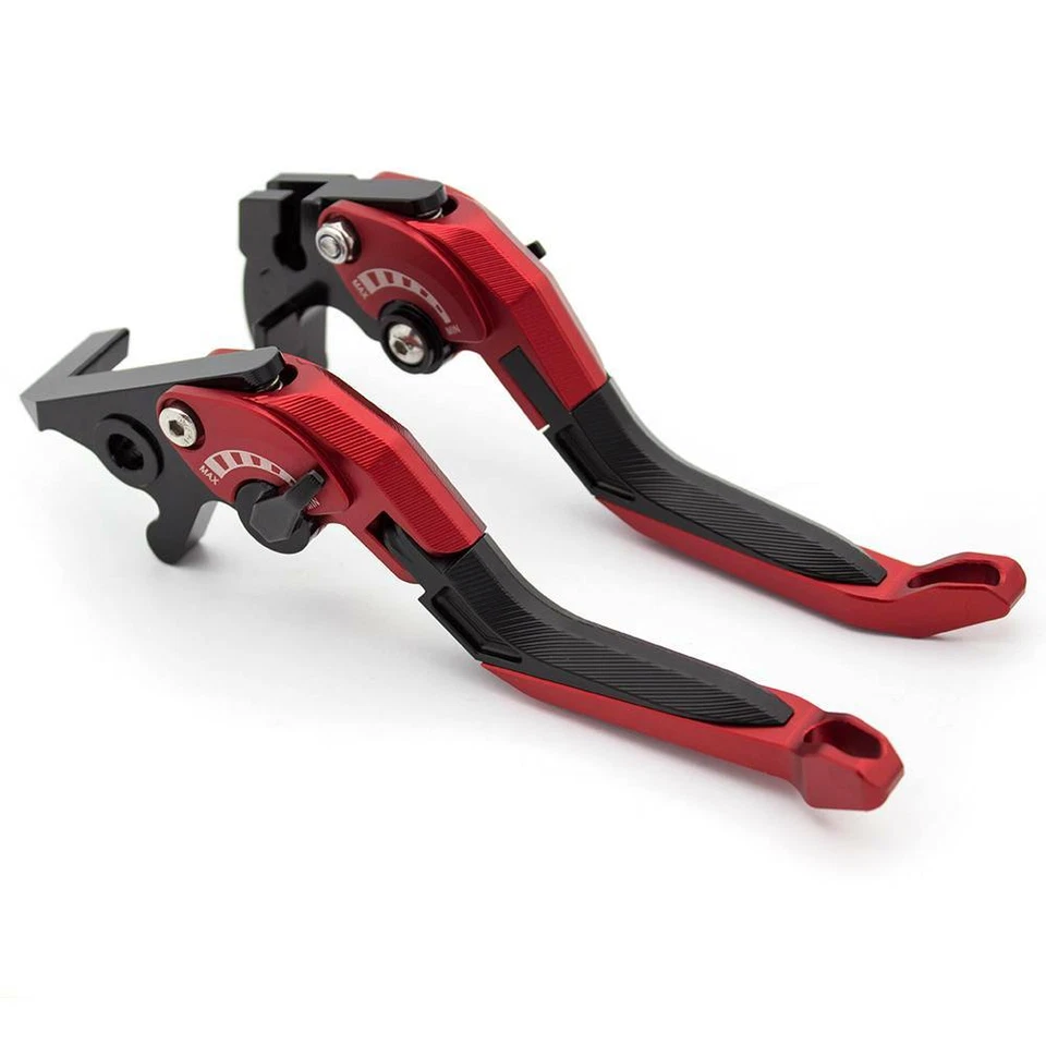 Palanca de embrague de freno plegable extensible 3D apta para motocicletas Ducati Streetbike carreras Foto 4 de 4