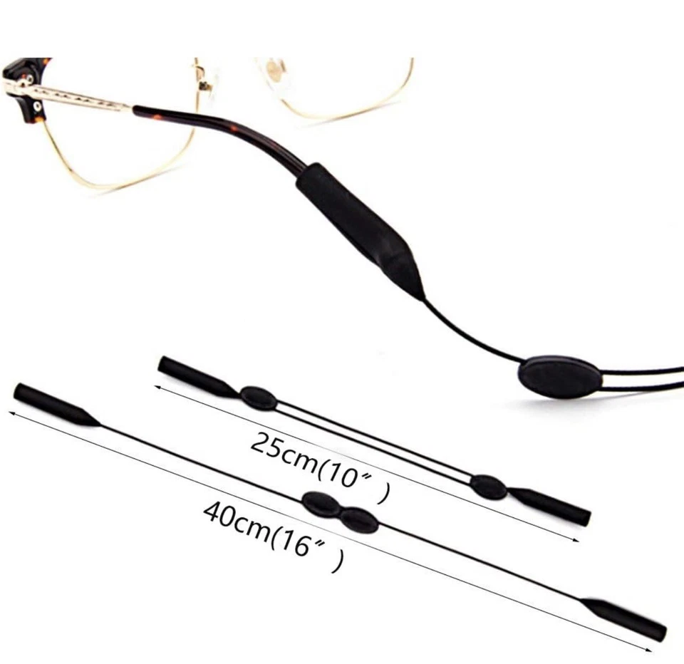 Adjustable Glasses Straps - 4 Pack Universal Strap Chain, Eyeglass Retainer - Image 3 of 4