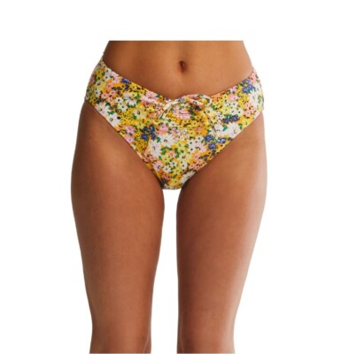 Time and TruWomen's Printed Cinched Bikini Swim Bottoms,SzXL,2X,3X available NWT