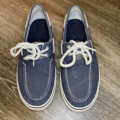 Mens Blue Sperry Boat Shoes - 9 Authentic Original™ 2-Eye Boat Shoe Navy | Sperry main image 4